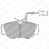 DELPHI LP598 Brake Pad Set, disc brake